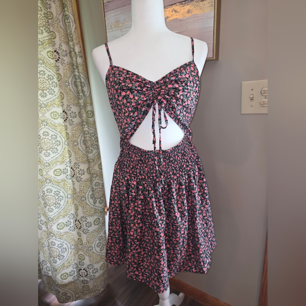 SHEIN Mini Dress in Vibrant Red with Elegant Design